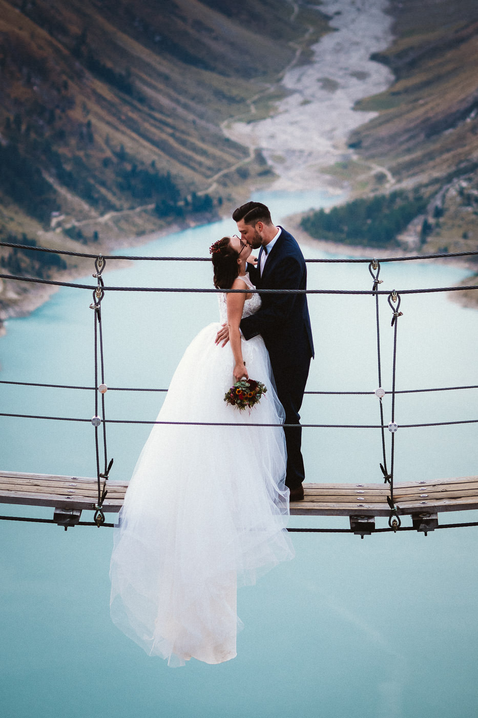 reportage Elopement im Zillertal - eine Hochzeit auf der Hängebrücke 40