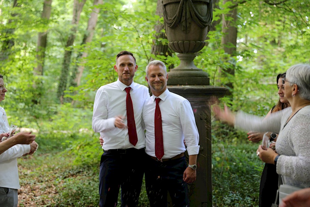 reportage Seifenblasenshooting an Hochzeitstag von Markus und Roland 20