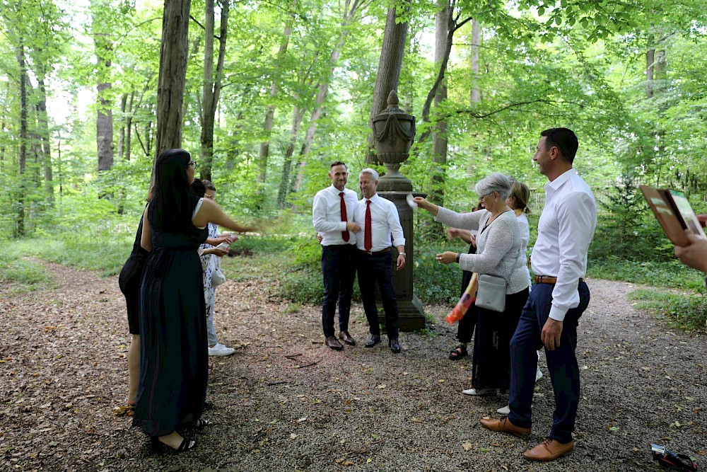 reportage Seifenblasenshooting an Hochzeitstag von Markus und Roland 18